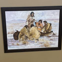 “The last  buffalo” by Howard Turpining recreation