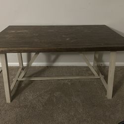 Rustic Dining Room Table Distressed Finish 