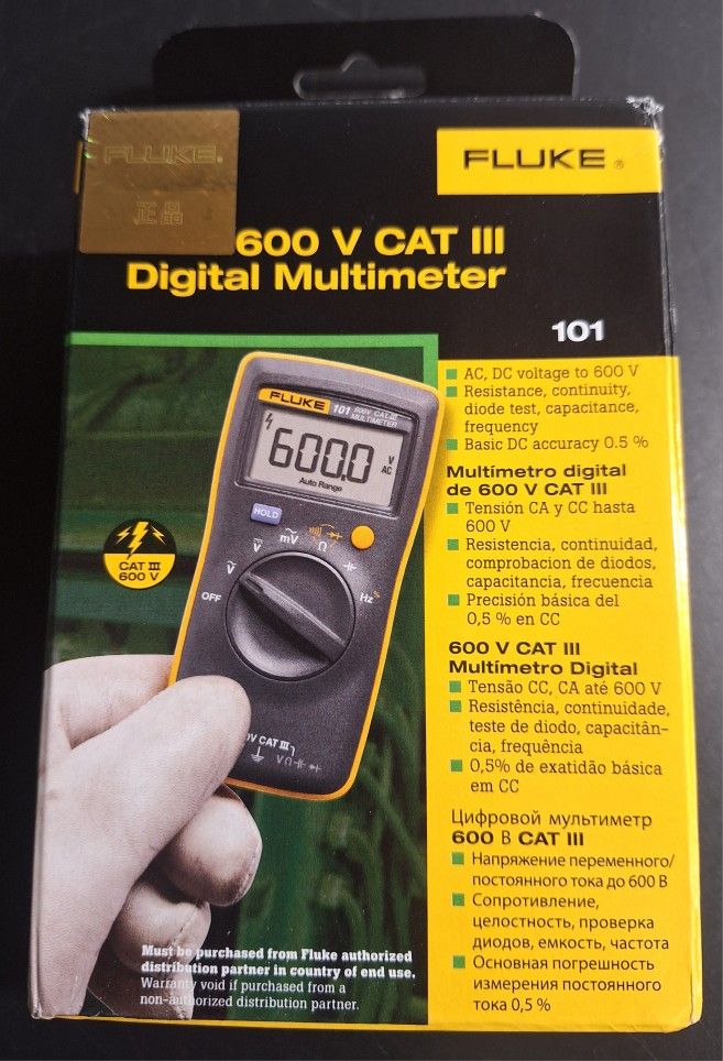 Fluke 600 V CAT 111 Digital Multimeter & Case