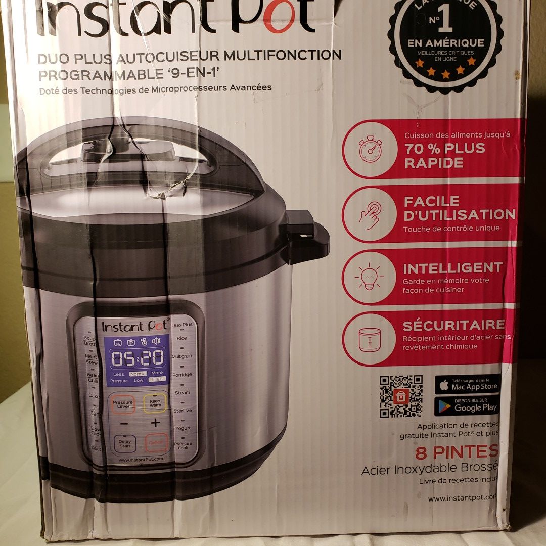 Brand new instant pot 9 en 1 8 q