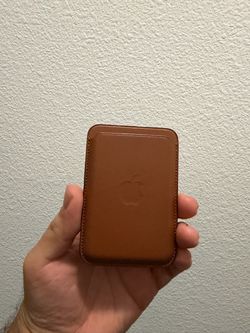 Apple leather wallet