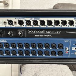 Soundcraft Ui24R Digital Mixer With Case 