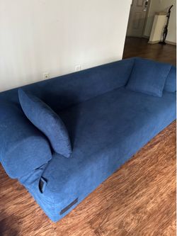 Blue couch