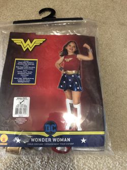 Wonder Woman costume size 4-6