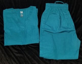 Dagacci Medical Uniform Unisex Scrubs Set Scrub Top and Pants