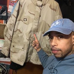 State Property Jacket – Desert Storm Edition Camo • Brown / Light Brown Tint • 3X • Tactical Streetwear