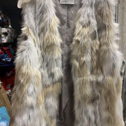 Size Fur Vest Zara