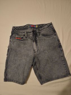 Empyre acid wash denim jorts