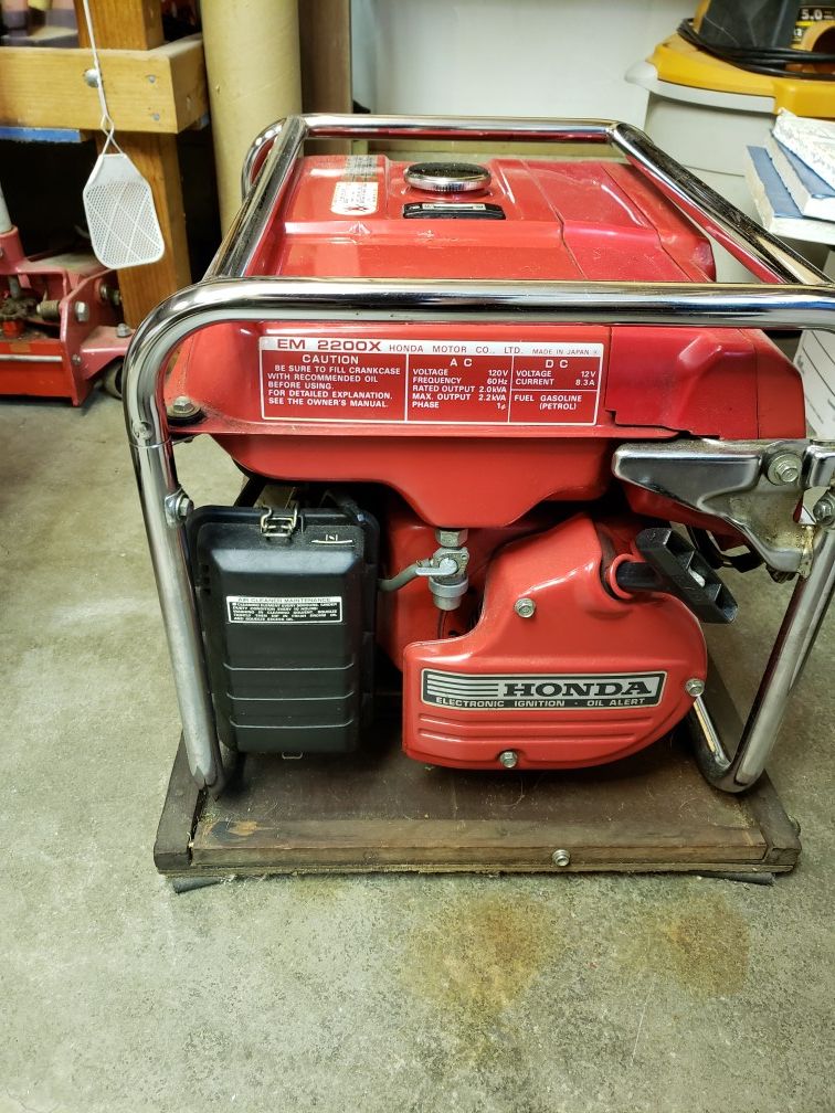 Honda EM2200X Generator for Sale in Tumwater, WA OfferUp