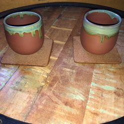 Laughing Gnome Clay Cups