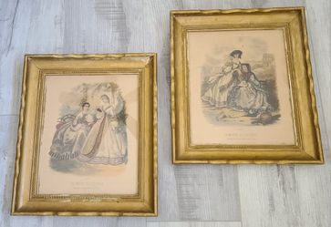 Pair of Vintage Leroy Imp Paris La Mode Illustree