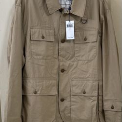 Polo Ralph Lauren Lightweight Cotton Twill Field Jacket NWT L $598 Khaki Tan