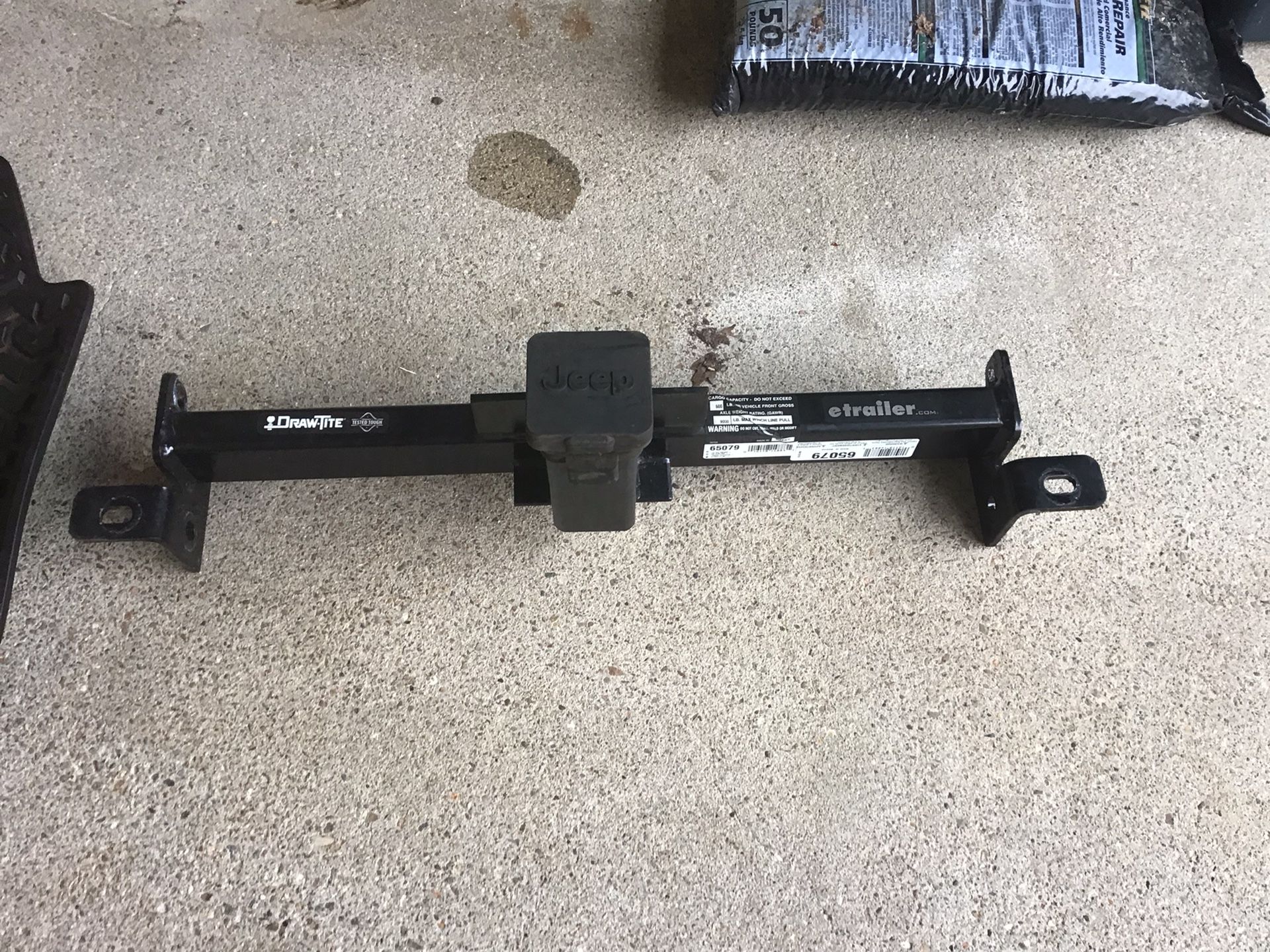 Trailer hitch for front of Jeep Gladiator