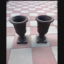 New Flower Pots Made Out Of Cement Perfect Gift 
