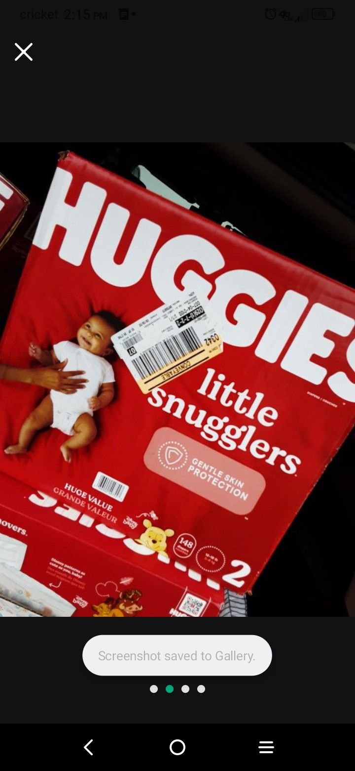 All Sizes Huggies Diapers - Newborn Through Size 6 & Pull-Ups Size 3t-4t & 4t-5t