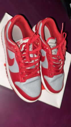 Nike Dunk Low Red and Grey