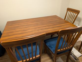 Dining table with 4 chairs