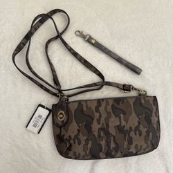 Joy | Susan - Camo Mini Crossbody Wristlet Clutch