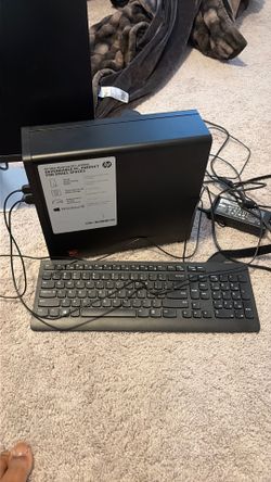 Hp hard drive dell monitor computer set