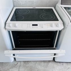Stove Whirlpool Gold 30” Range Glass Top Like New FREE DROP OFF