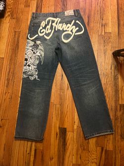 Ed Hardy Graphic Denim Jeans