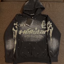 Hellstar the Future Black/Pink Hoodie Size Medium 