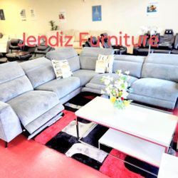 ✅New Fabric Power Reclining Sofa Couch/w USB Plugs. Get It Now For Only $49 And Pay Later 