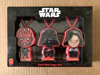 Limited Edition McDonalds DARK SIDE SAGA PROMO SET X3