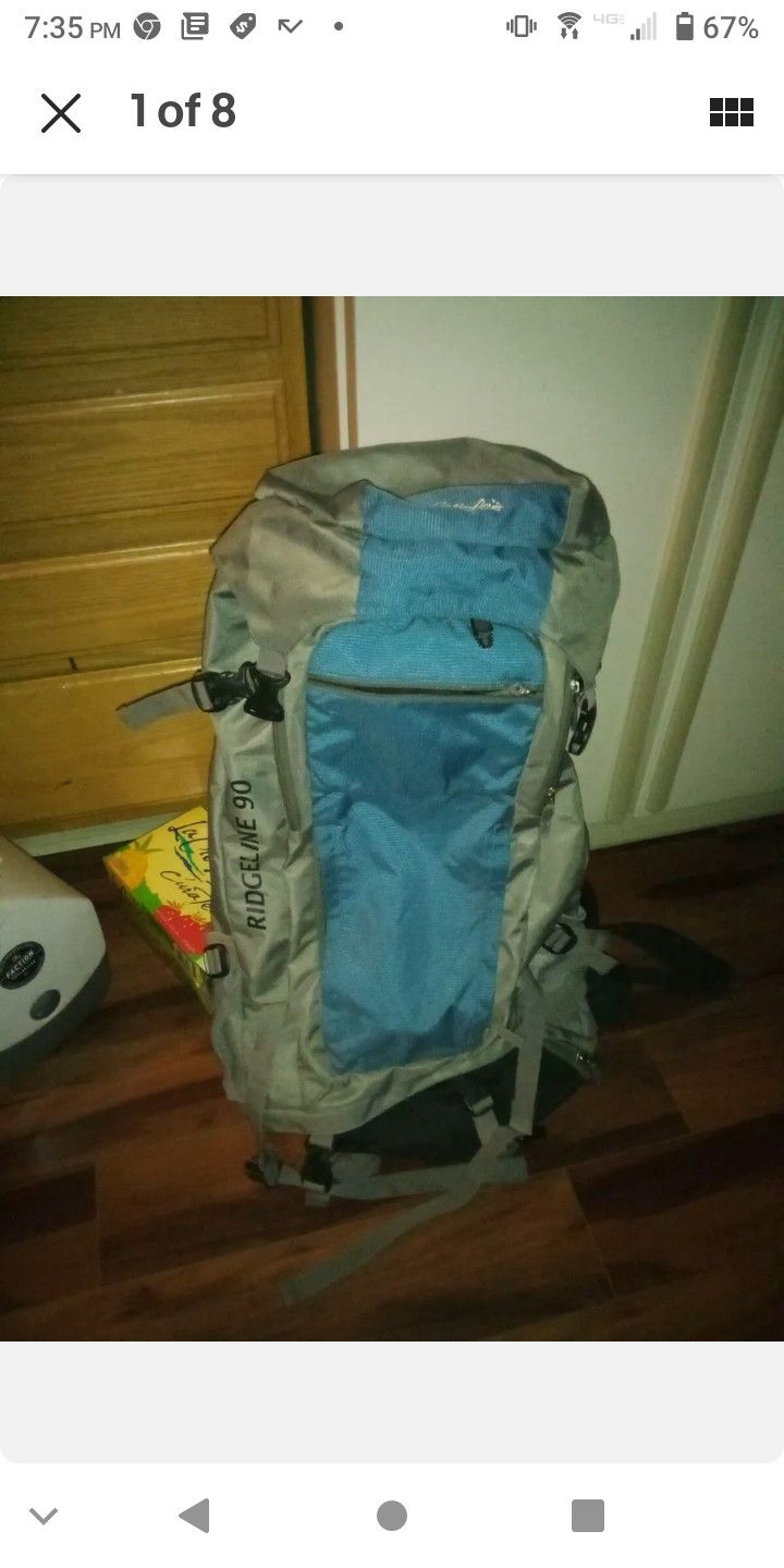 Cabela's Ridgeline 90 Liter Internal Frame Hiking Backpack