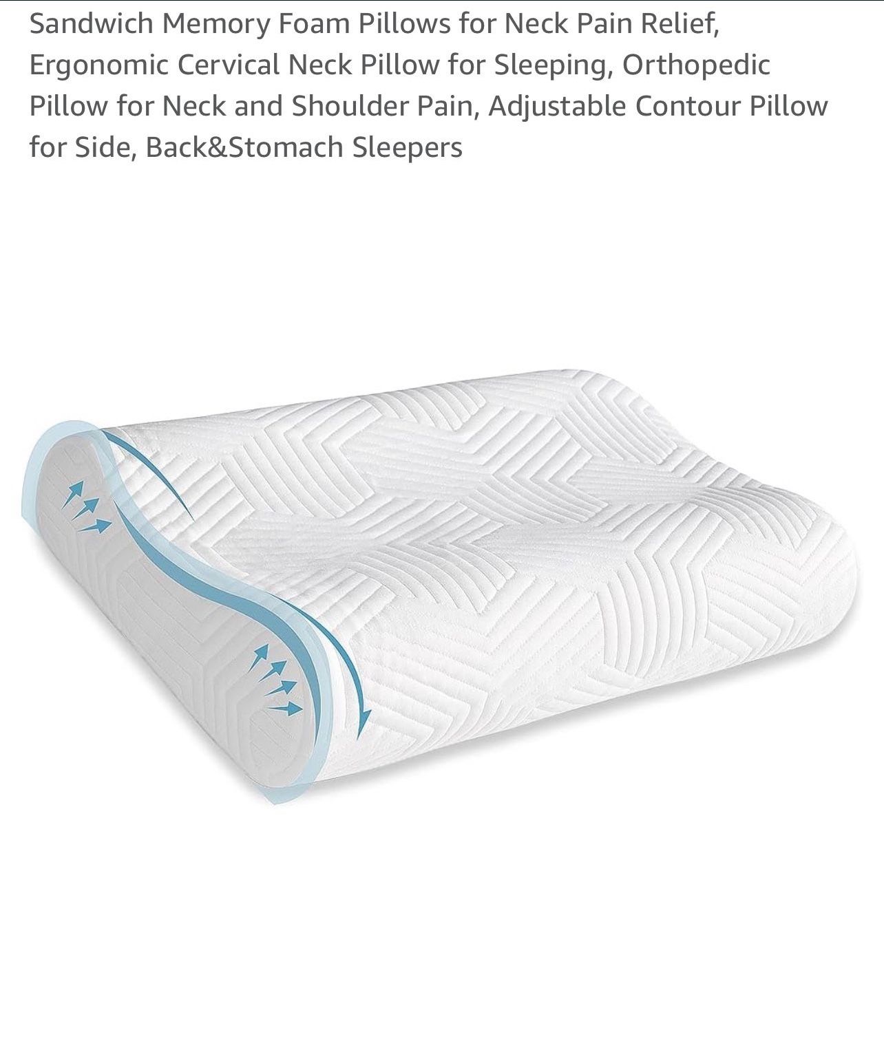 Sandwich Memory Foam Pillows