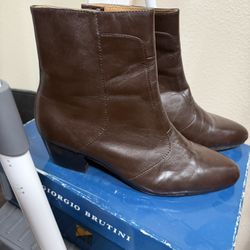 Men’s Brown Leather Dress Shoes