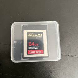 Sandisk Cf Express Type B Card. 64gb CFexpress 