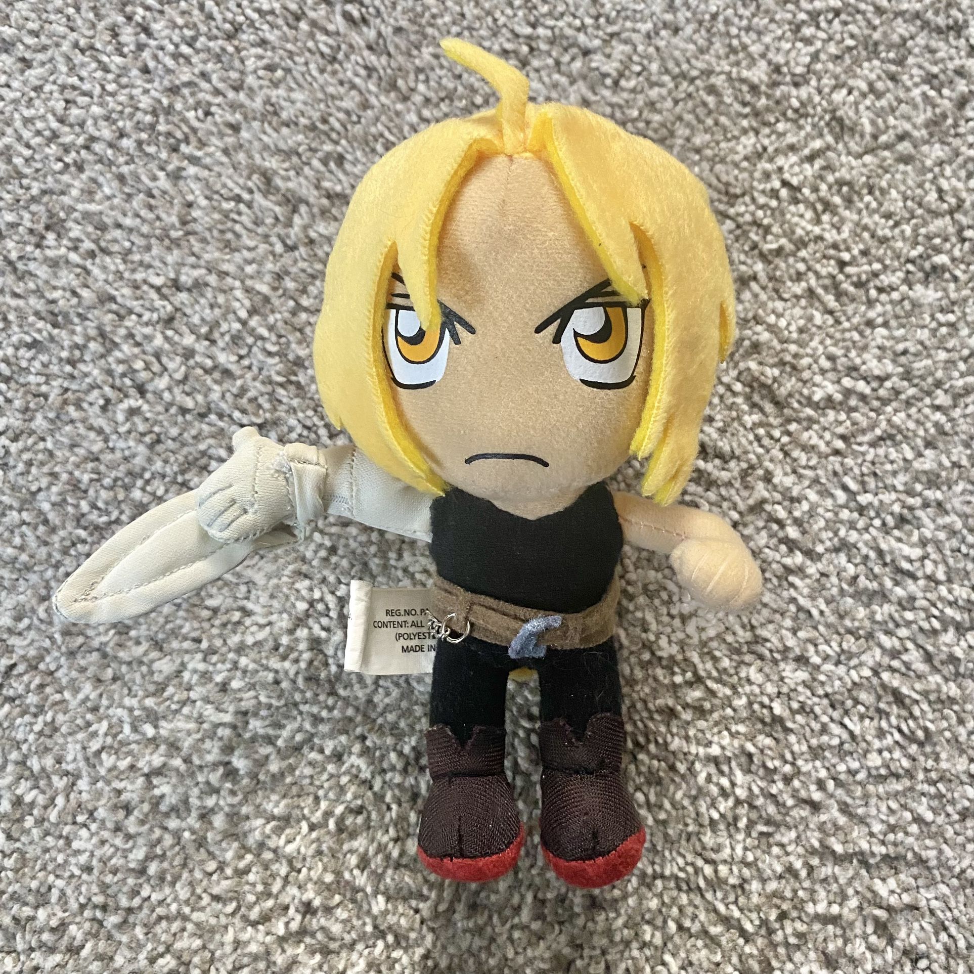Small Full Metal Alchemist Hiromu Arakawa Plush Doll Funimation