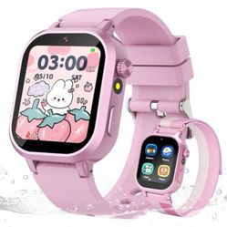 “Kids(waterproof)Smart Watch (pink) 39 Games, Touch Screen,video Player,alarm,etc