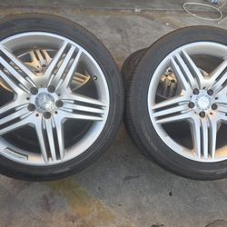 OEM AMG 19" Staggerd MERCEDES BENZ S550 Wheels & Tires 