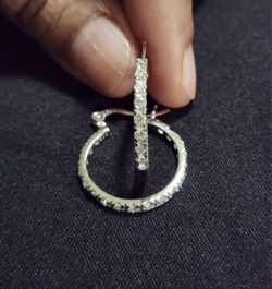 CZ Sterling Silver Earrings 