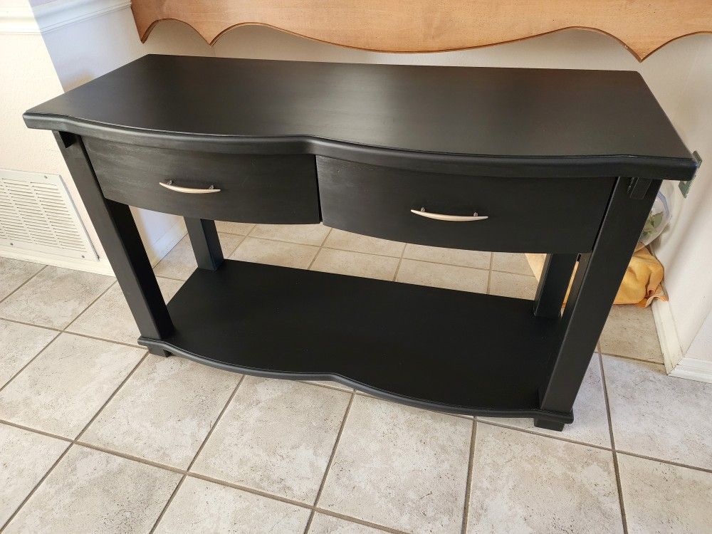 Beautiful Refinished Console Table