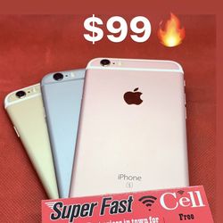 🔥🔥iPhone 6s 32GB  Factory Unlocked With Warranty 