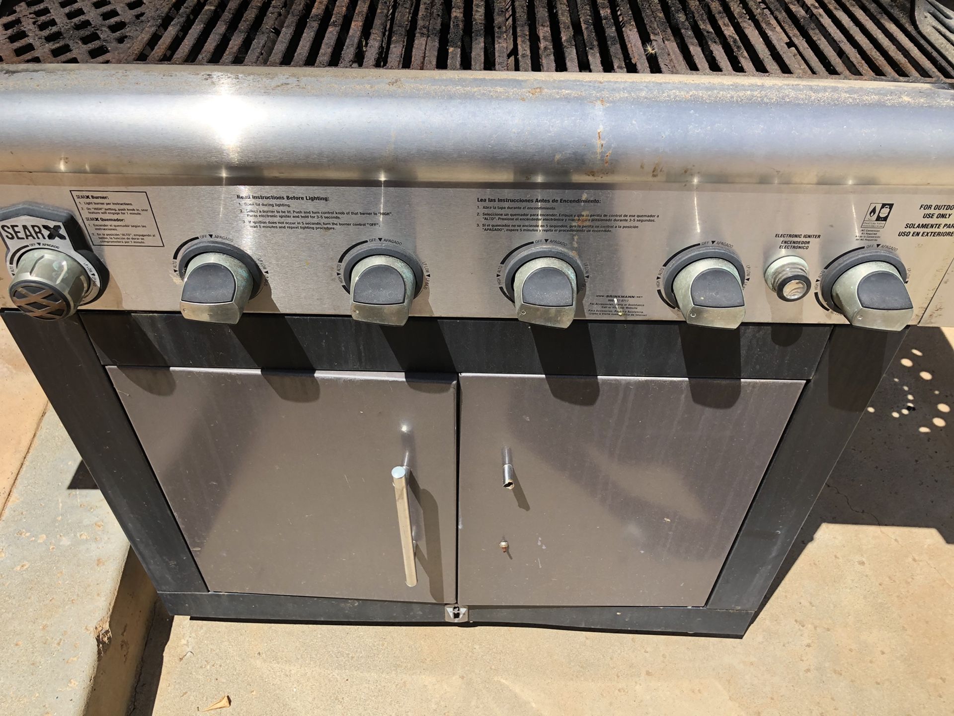 Brinkmann Select Grill 6 Burner (with Searing Burner) + Deep Fryer