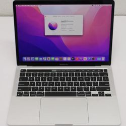 13” MacBook Pro M1 Chip, 8gb Ram. 260gb Ssd, Touchbar 