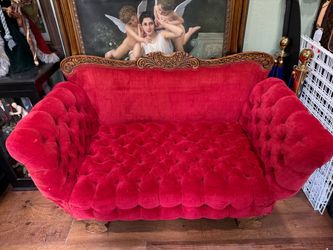 Antique Red Couch