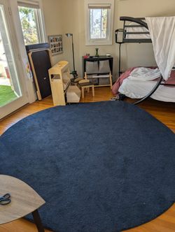 Lakeshore 9’ Round Classroom Rug – Perfect Condition