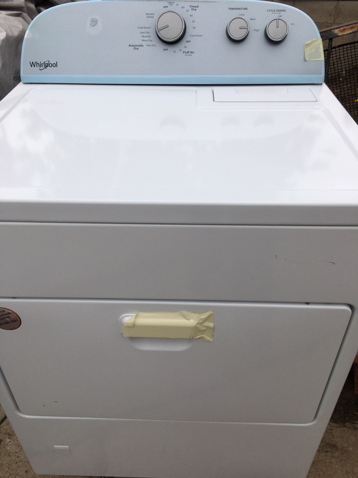 NEW Whirlpool gas dryer