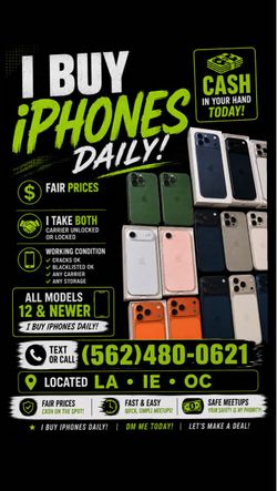Buying iPhones daily 📲
