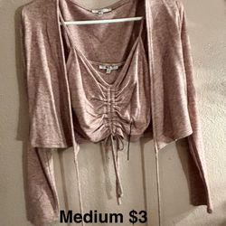 Pink Tank Top With Matching Cover-Up