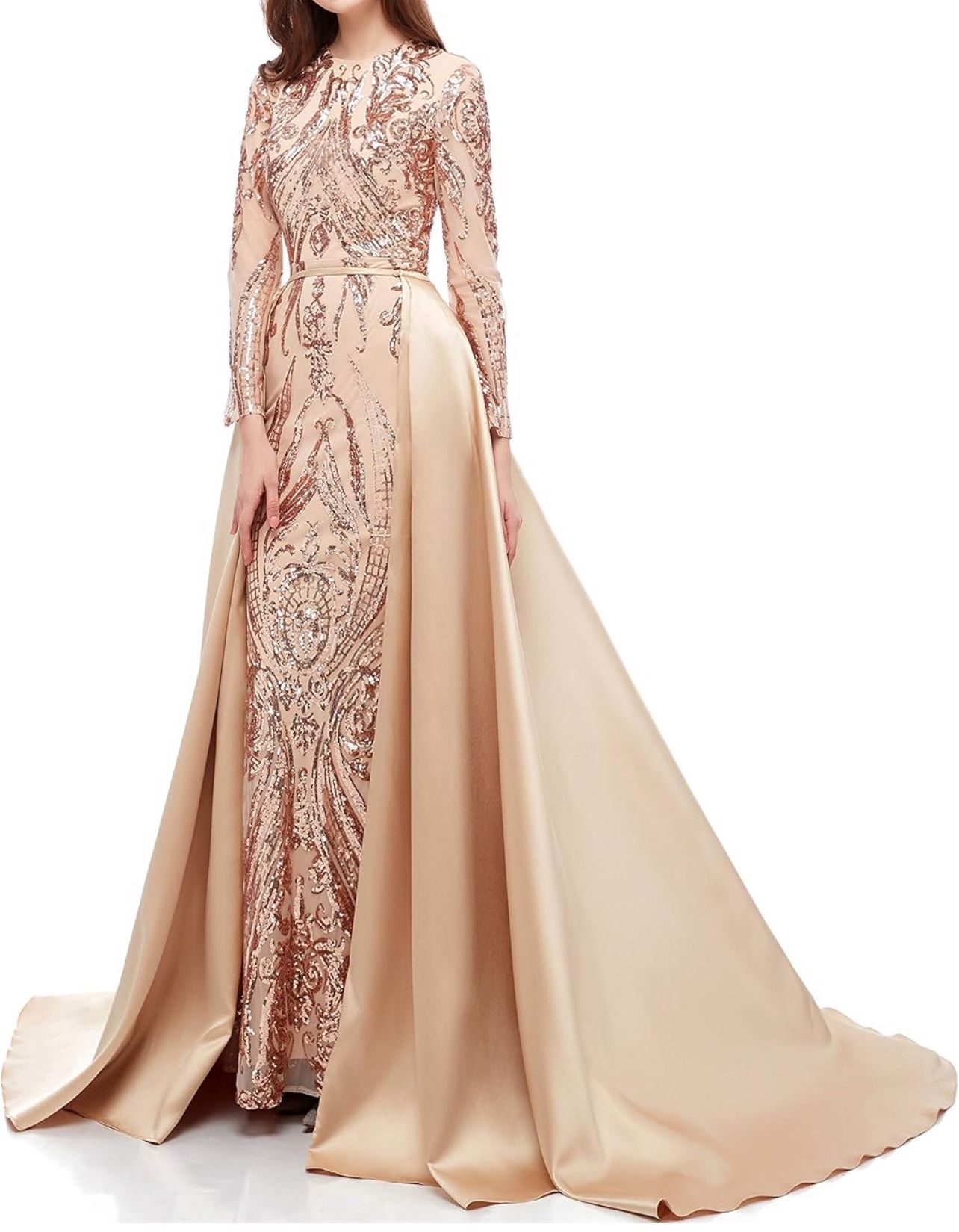 Prom Or Wedding Party Dress Champagne Color