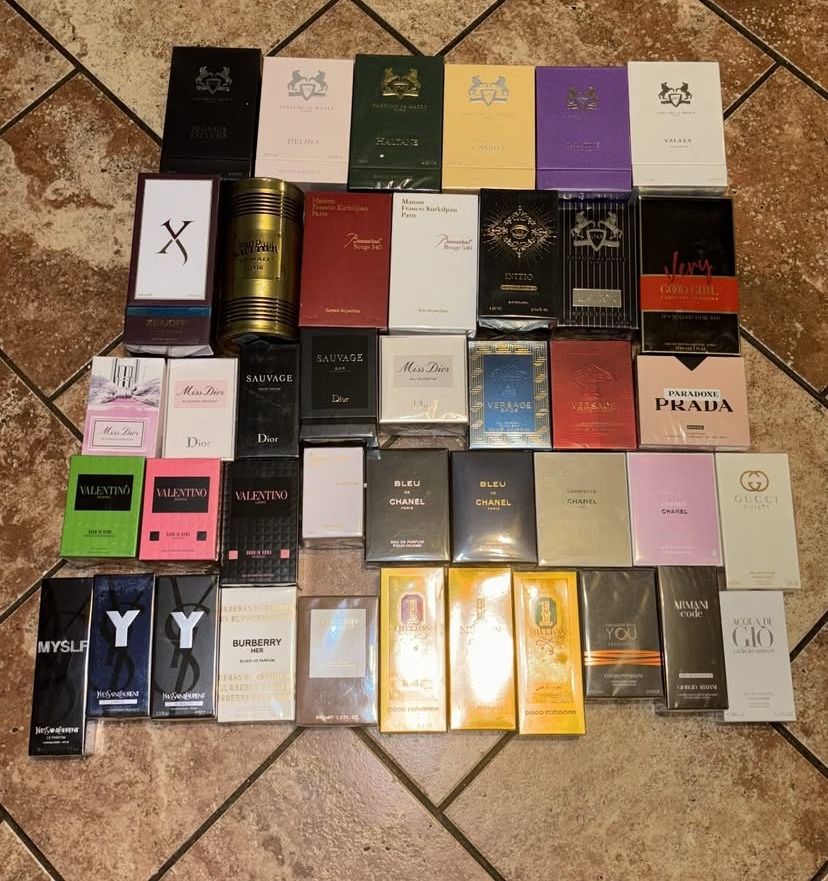 (Baccarat/Ysl/Valentino/Creed/Versace/Prada/Chanel/1Million)