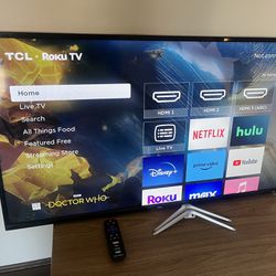 TCL Roku 40 inch Smart TV