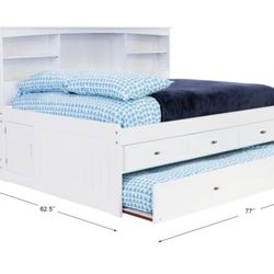 Full Size Bed With Trundle 
