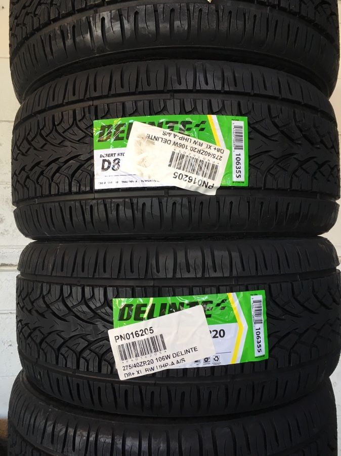 NEW SET 275/40/R20 449.00 INSTALLED!!